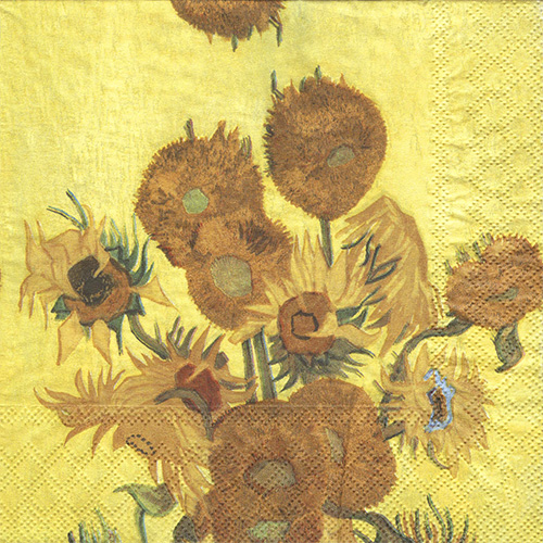 Decoupage-Serviette "Sonnenblumen von Van Gogh" - Fabrika Decoru