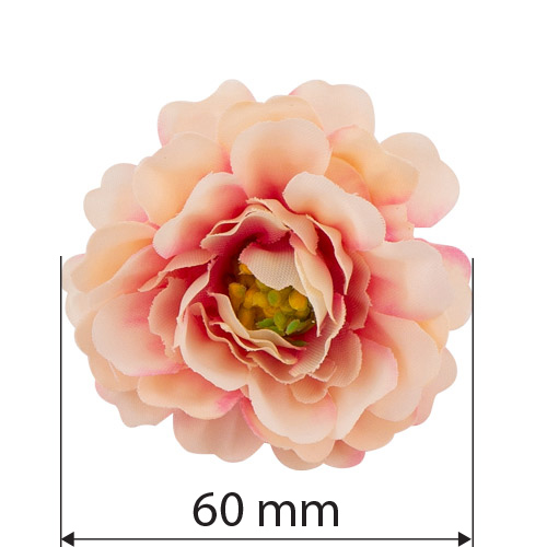 Pfingstrose Blume Pfirsich mit rosa, 1pc - foto 1  - Fabrika Decoru