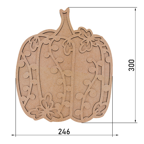 Артборд Тыква #14 24,6х30 см - Фото 0