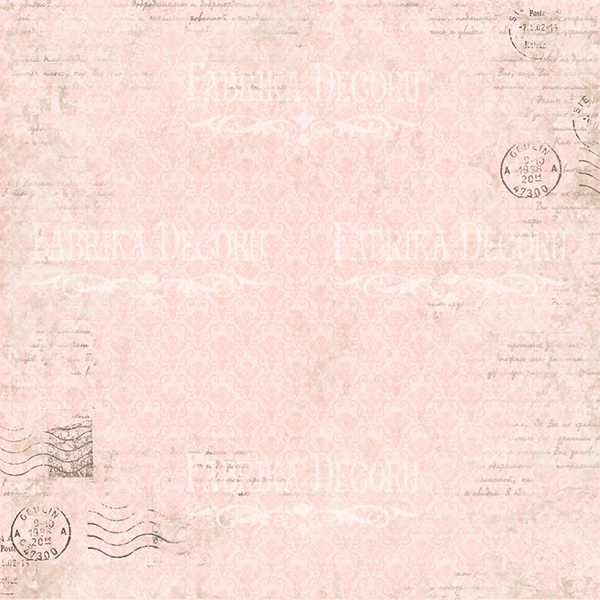Doppelseitiges Scrapbooking-Papierset Letters of Love, 20 cm x 20 cm, 10 Blätter - foto 2  - Fabrika Decoru