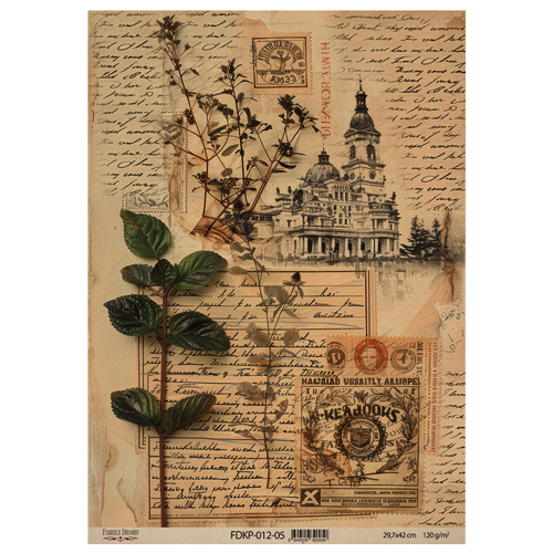 Zestaw jednostronnego kraftowego papieru do scrapbookingu Naturalist Notes 42x29,7 cm, 10 arkuszy  - foto 4  - Fabrika Decoru