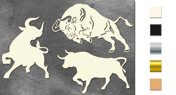 Spanplattenset Bulls #1 #651 - Fabrika Decoru