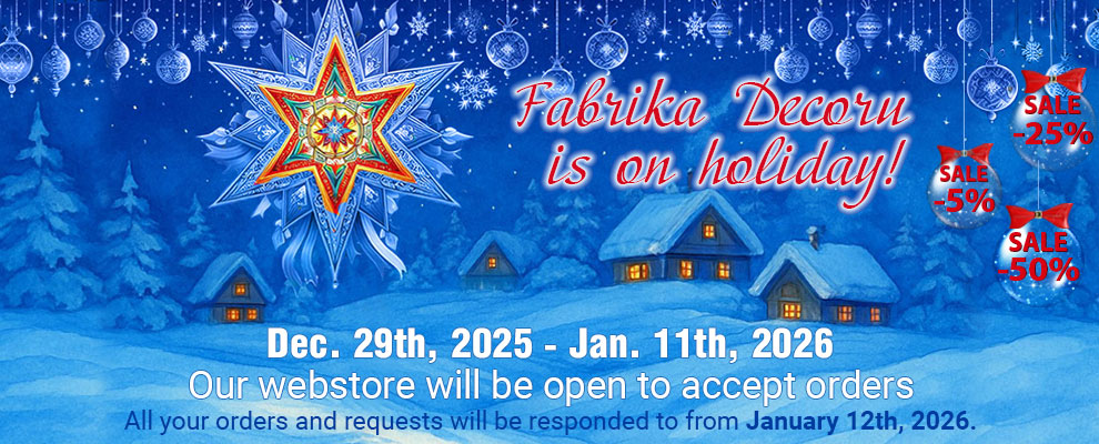 Fabrika Decoru on vacation 2026 en