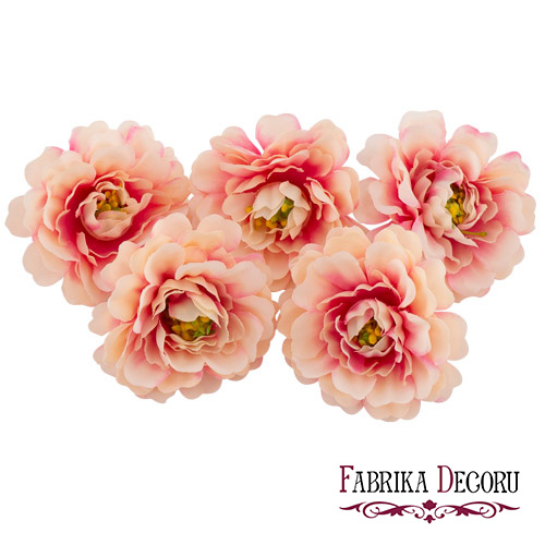 Pfingstrose Blume Pfirsich mit rosa, 1pc - Fabrika Decoru