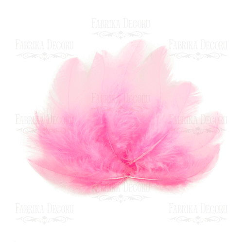 Feathers set mini "Bright pink"