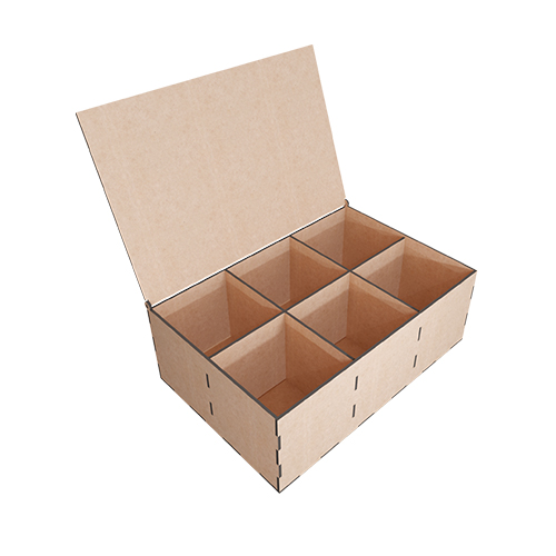 Деревянная коробка крышка-дно с ручками для подарочного набора | Mahapack