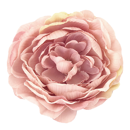 цветок пиона maxi бежево-розовый, 1шт