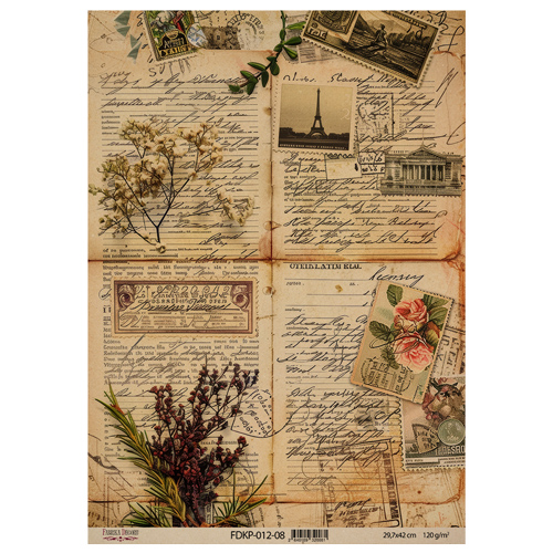 Zestaw jednostronnego kraftowego papieru do scrapbookingu Naturalist Notes 42x29,7 cm, 10 arkuszy  - foto 7  - Fabrika Decoru