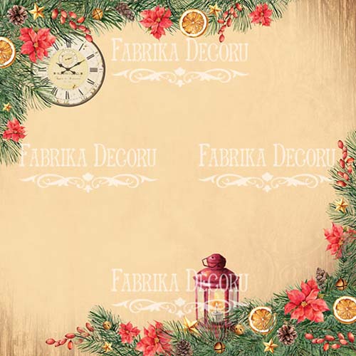 Zestaw papieru do scrapbookingu Our warm Christmas, 20cm x 20cm - foto 2  - Fabrika Decoru