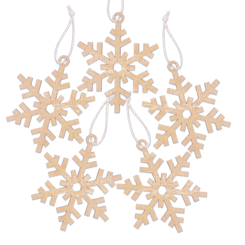 Rohling für Dekoration "Snowflakes-2" #187 - Fabrika Decoru