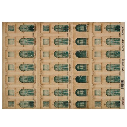 Набор односторонней крафт-бумаги для скрапбукинга Vintage Christmas, 42x29,7 см, 10 листов - Фото 0