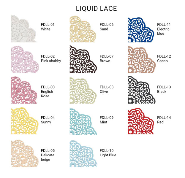 Fabrika and color Liquid special Black creative very unique Decoru | lace, projects for 150ml