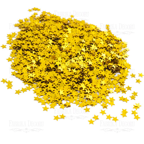 Pailletten Sterne mini, golden, #001 - foto 0  - Fabrika Decoru