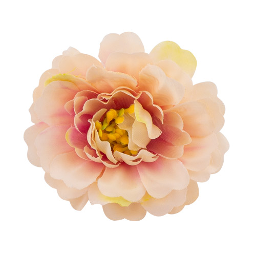Pfingstrose Blume Creme mit hellrosa, 1St - foto 0  - Fabrika Decoru