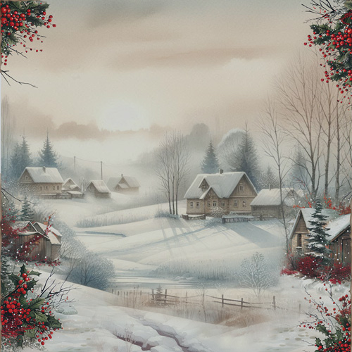 Zestaw papieru do scrapbookingu Nostalgic Christmas, 30,5 cm x 30,5 cm - foto 8  - Fabrika Decoru