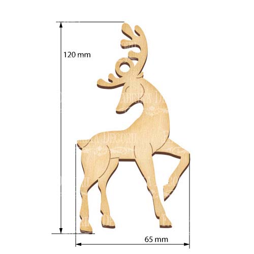 Figurine for painting and decorating #415 "Deer 1" - foto 0