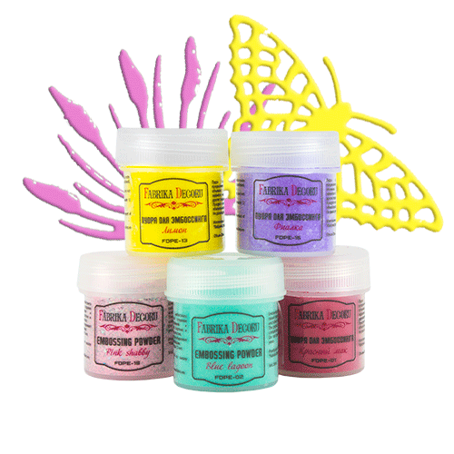 ПУДРА ДЛЯ ЭМБОССИНГА пудра для эмбоссинга фабрика декору