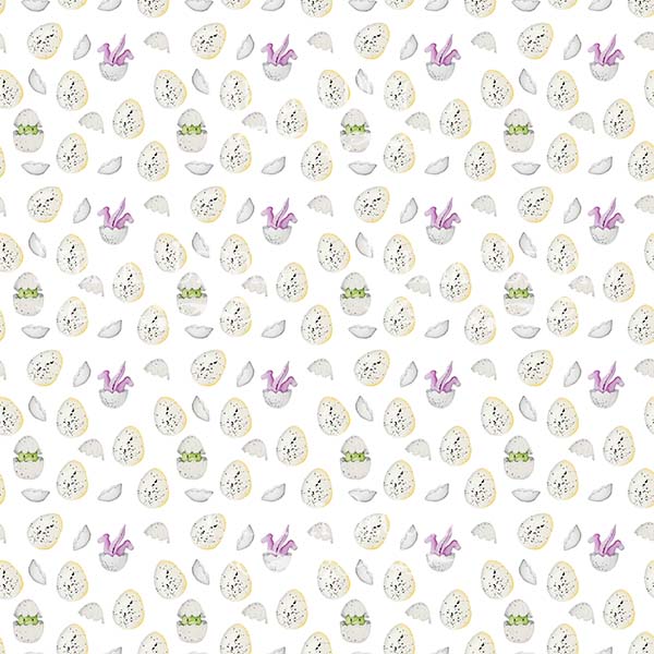 Double-sided scrapbooking paper set  Dino baby 8"x8" 10 sheets - foto 10