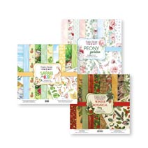 12x12 Peony Paper Pad, Wedding Scrapbook Paper Pack, Fabrika Decoru Peony  Garden Collection, Scrapbook Album Kit, Floral Paper for Crafting 