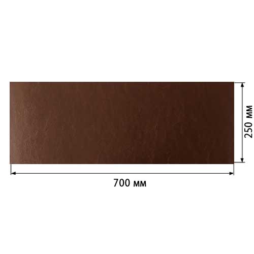 Stück PU-Leder Schokolade, Größe 70 cm x 25 cm - foto 0  - Fabrika Decoru