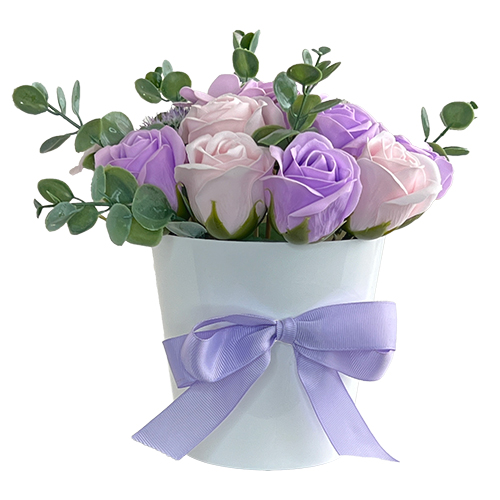 flower arrangement  ‘lavender charm’, 250 x 250 x 260 mm