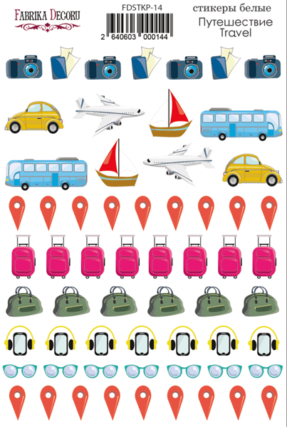Planner stickers Travel #14