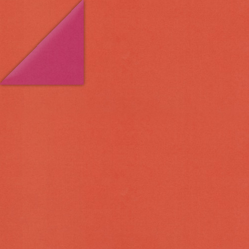 Arkusz dwustronnego kraft papieru z wzorem "Czerwony/Fuksja" - Fabrika Decoru