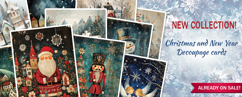 Christmas Decoupage Cards En