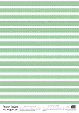 Arkusz kalki z nadrukiem, Deco Vellum, format A3 (11,7" х 16,5"), "Zielony poziom"