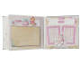 Zestaw DIY do tworzenia dziecięcego scrapbooking albumu "Dreamy Baby Girl", 20cm x 20cm, #08