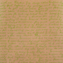 Kraft paper sheet 12"x12" "Letter" light green