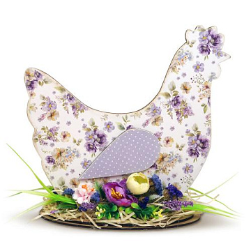 Interior decorative composition “Easter Hen”, #09