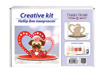 diy wooden coloring set, desk composition "i love you", #038