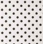 лист крафт бумаги с рисунком горох черный на белом 30х30 см