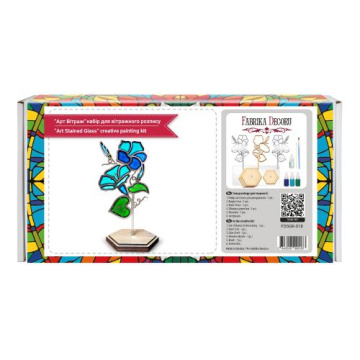 Art Stained Glass Kit “Ipomoea", for painting by numbers - 2