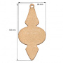 Blank for decoration New year tree toy 2, #433 - 0