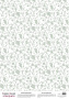 Arkusz kalki z nadrukiem, Deco Vellum, format A3 (11,7" х 16,5"), "Francuskie wzory"