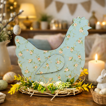 Interior decorative composition “Easter Hen”, #01 - 2