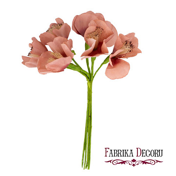 Blumenstrauß aus Karpatenglocken, Farbe englisch rosa, 6 St