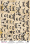 Arkusz kalki z nadrukiem, Deco Vellum, format A3 (11,7" х 16,5"), "Vintage Butterflies"