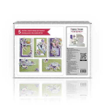 Set for creating 5 cards “Floral vibes” 10 x 15cm - 2