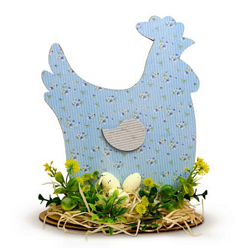Interior decorative composition “Easter Hen”, #05