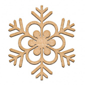  Art board Snowflake 30х32,5 cm