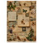 Zestaw jednostronnego kraftowego papieru do scrapbookingu Naturalist Notes 42x29,7 cm, 10 arkuszy 