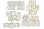 Набор чипбордов надписей Фразы 3 10х15 см #081