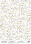 Deco Pergament farbiges Blatt Floral Sentiments Blumentanz, A3 (11,7" х 16,5")