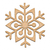  Art board Snowflake 30х33 cm