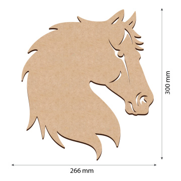  Art board horse-3 26х30 cm - 2