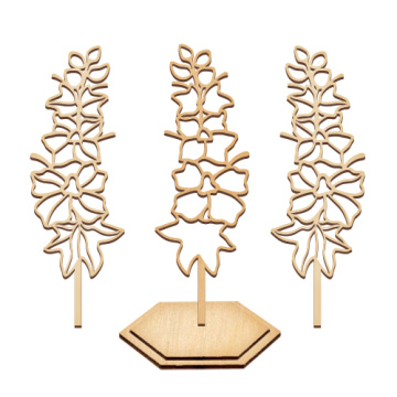 Art Stained Glass Kit “Delphinium", for painting by numbers - 2