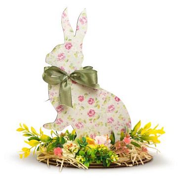 Interior decorative arrangement “Easter Bunny”, #12